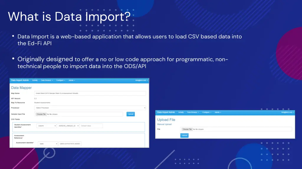 what is data import