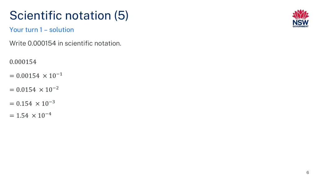 scientific notation 5