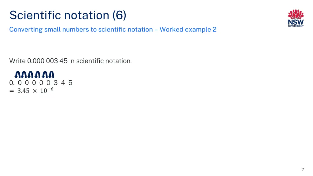 scientific notation 6
