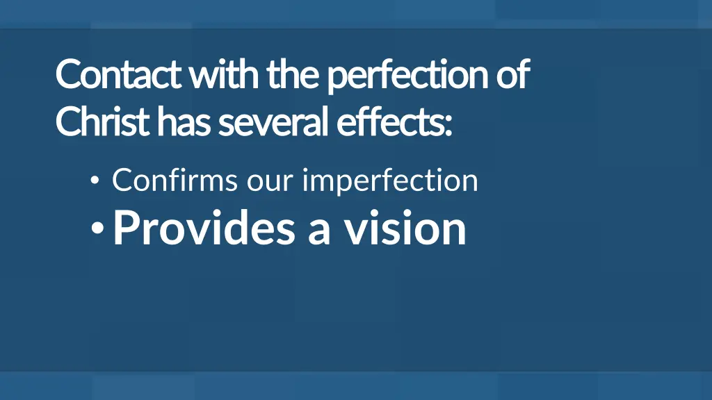 contact with the perfection of contact with 1