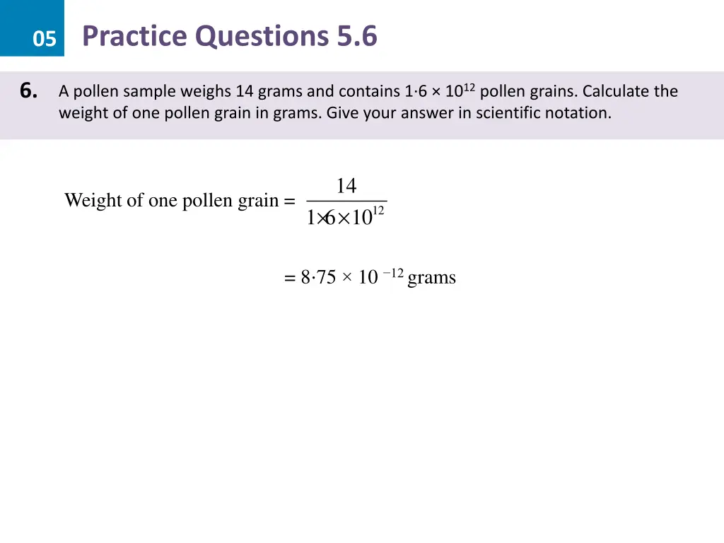 05 practice questions 5 6 13