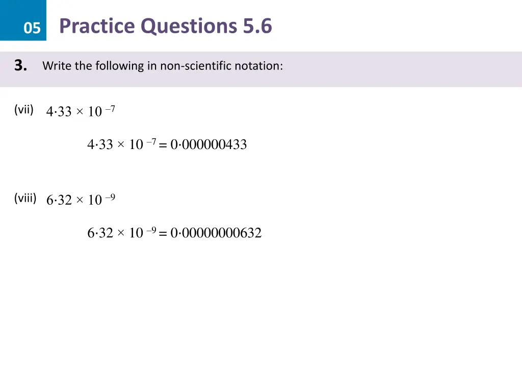 05 practice questions 5 6 8
