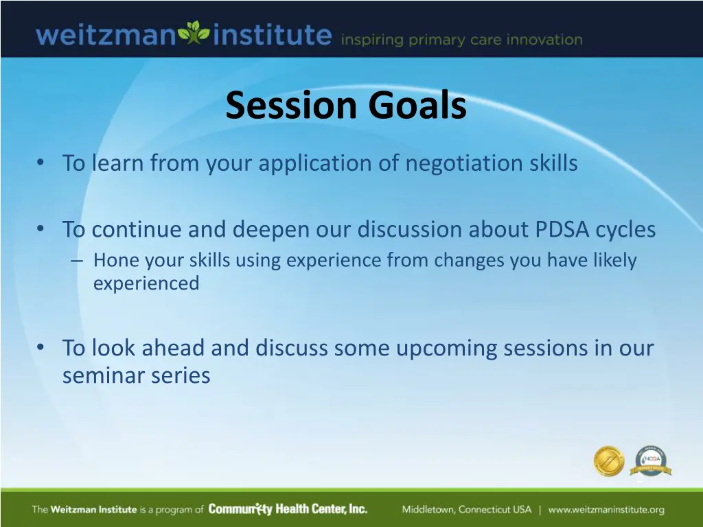 session goals