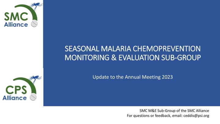 seasonal malaria chemoprevention seasonal malaria