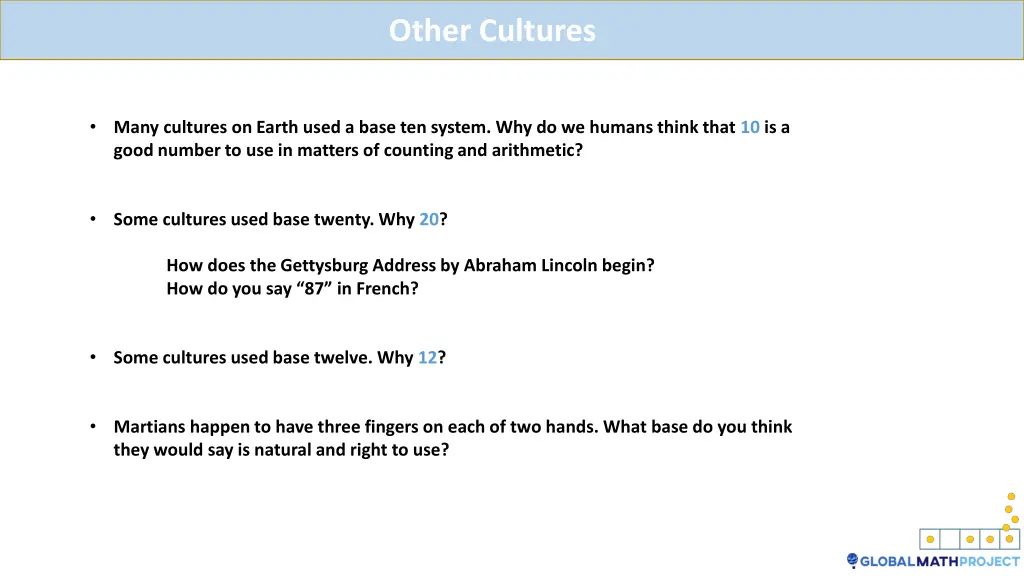 other cultures