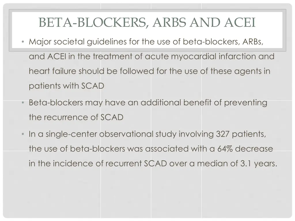 beta blockers arbs and acei