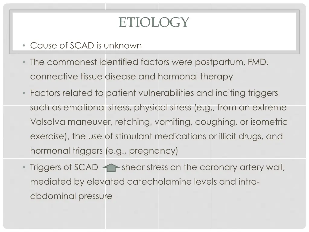 etiology
