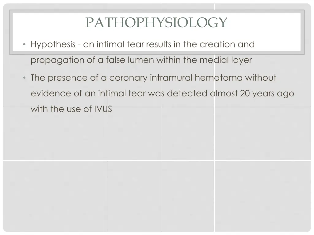 pathophysiology