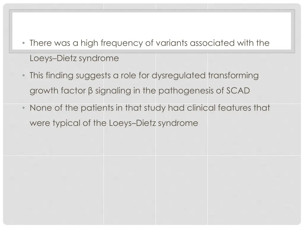 there was a high frequency of variants associated