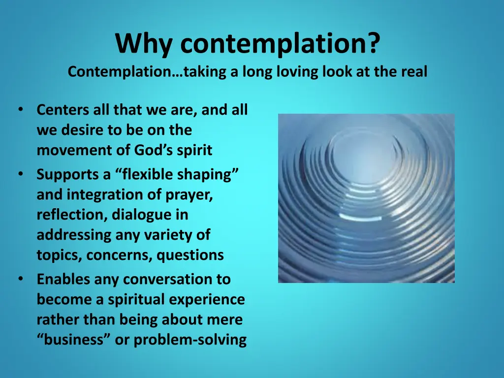 why contemplation contemplation taking a long