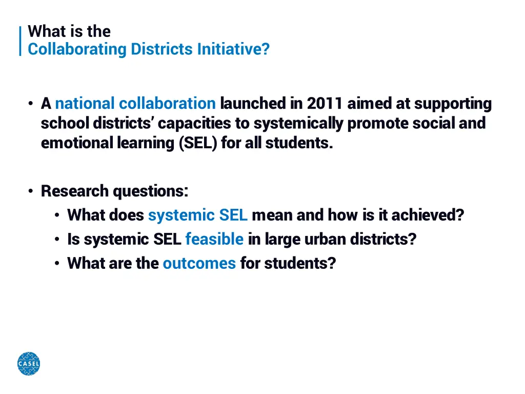 what is the collaborating districts initiative