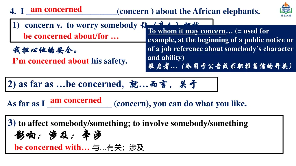 4 i concern about the african elephants