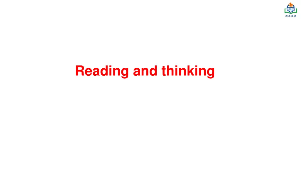 reading and thinking