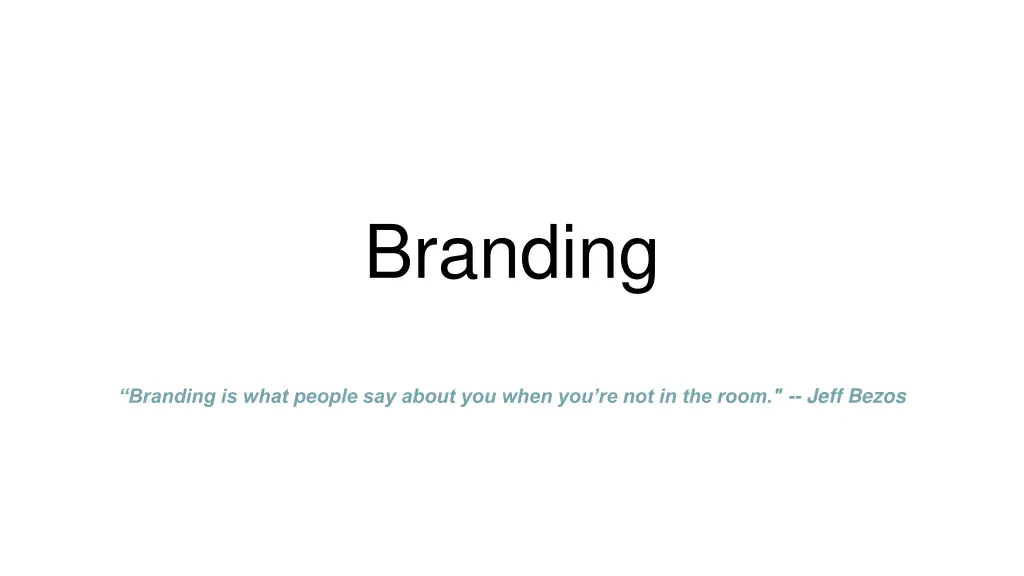 branding