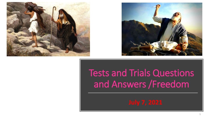 tests and trials questions tests and trials