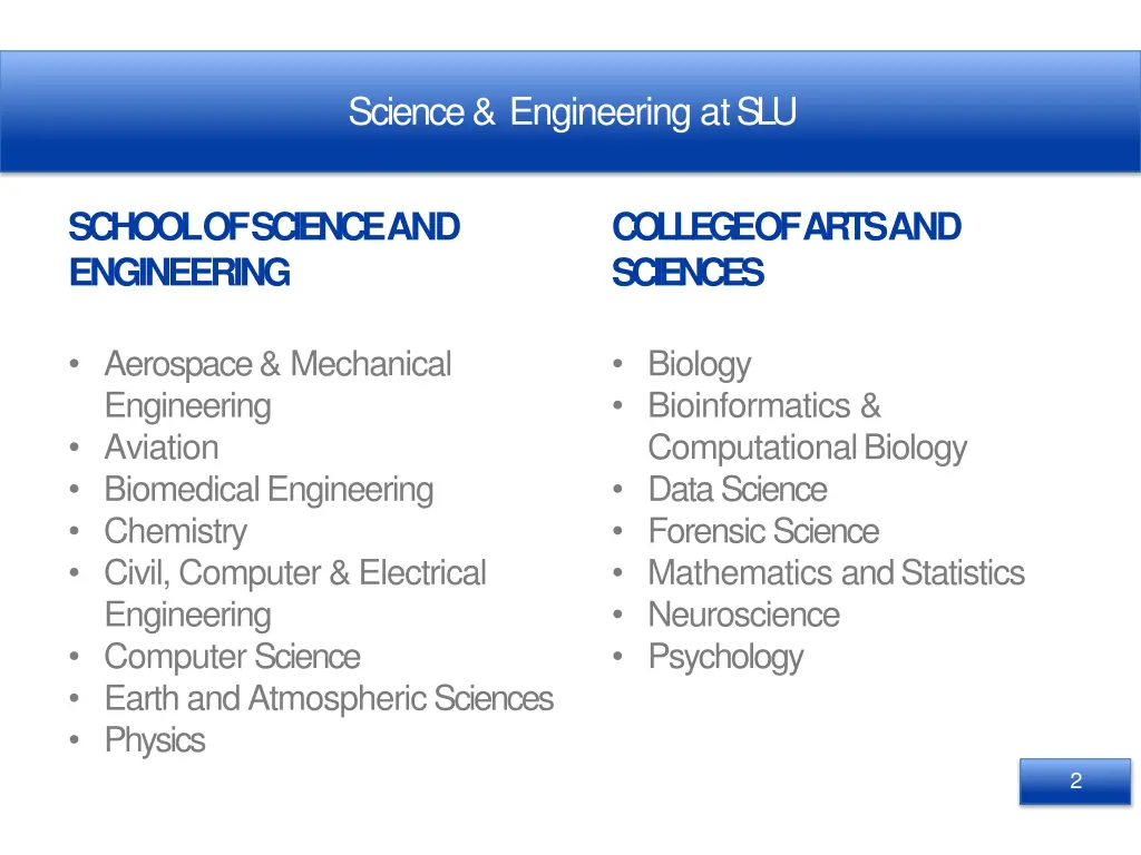 science engineering atslu