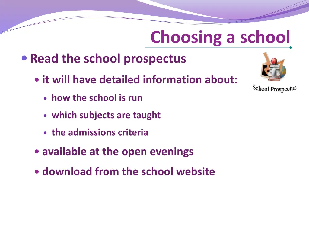 choosing a school 4