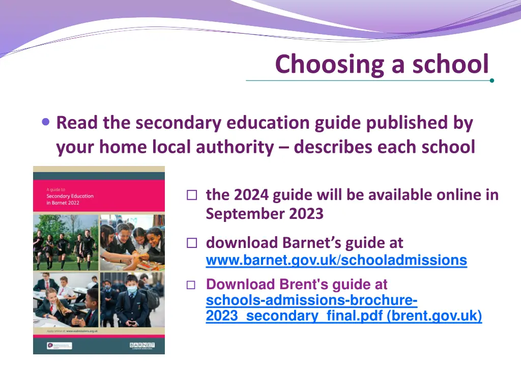 choosing a school 5