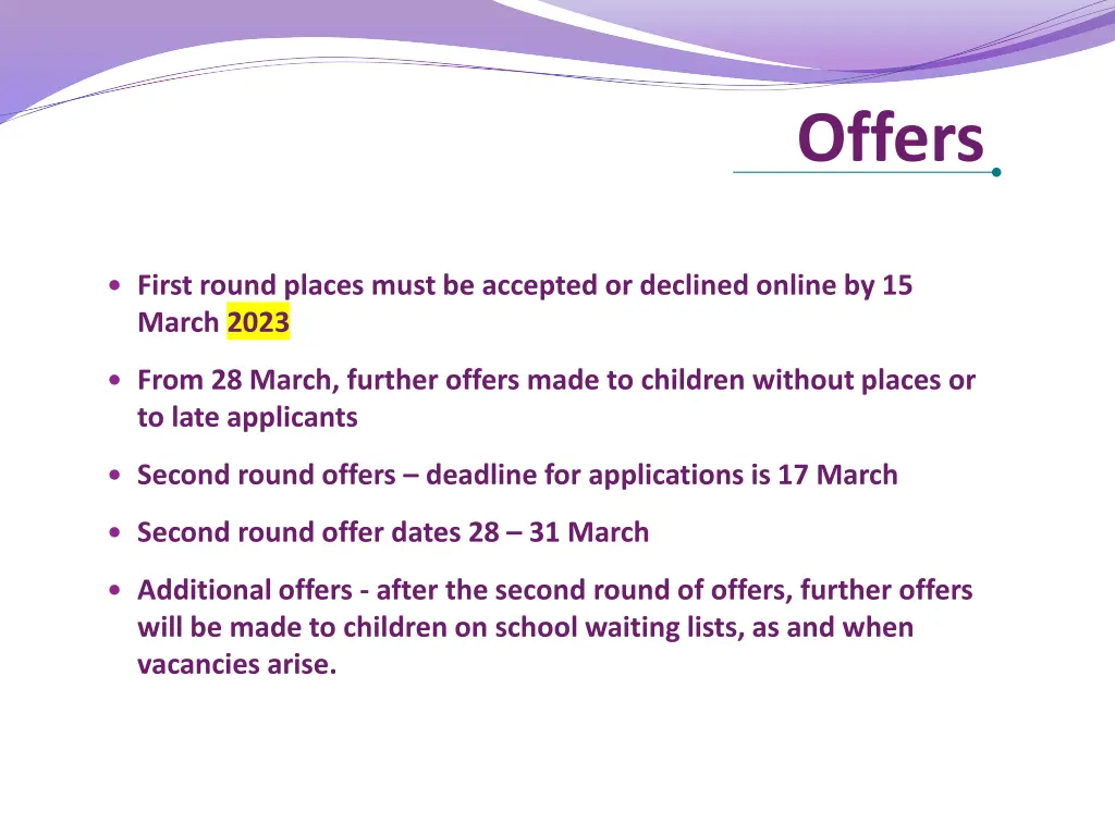 offers 3