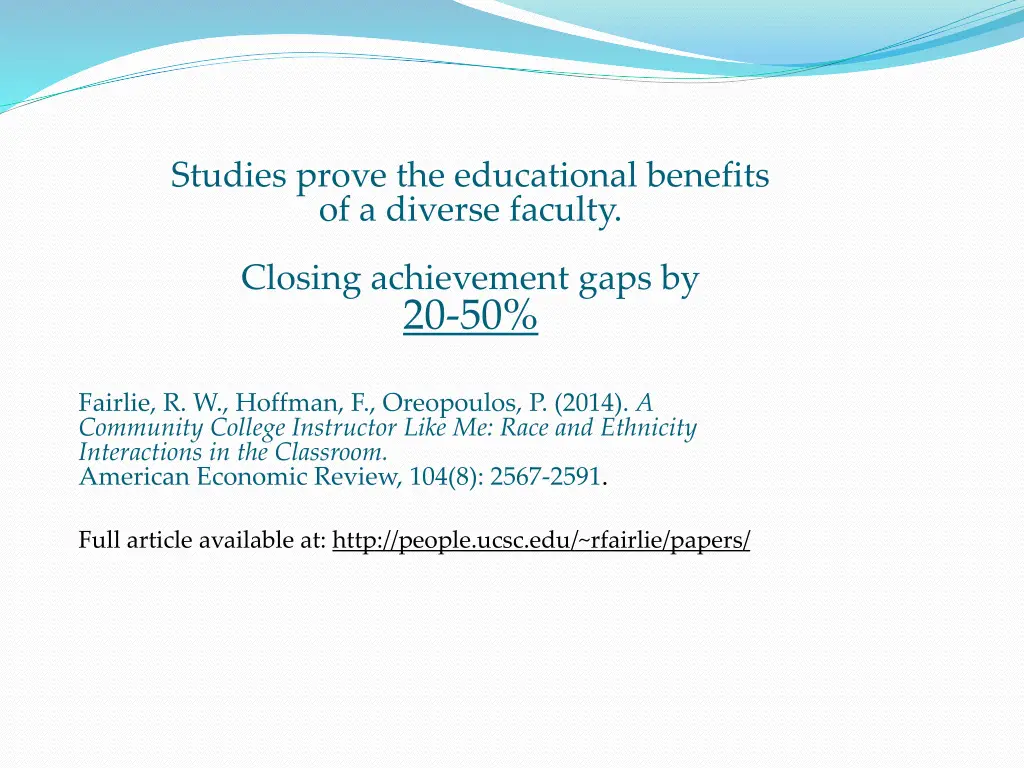 studies prove the educational benefits