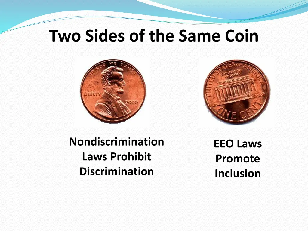 two sides of the same coin