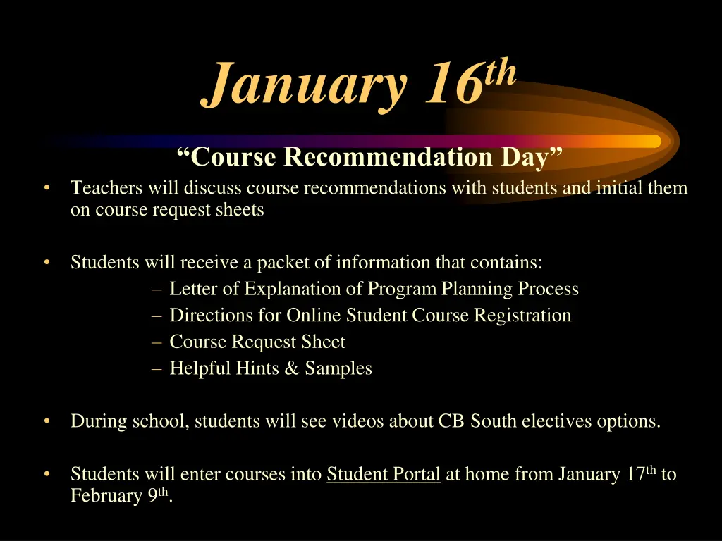 january 16 th