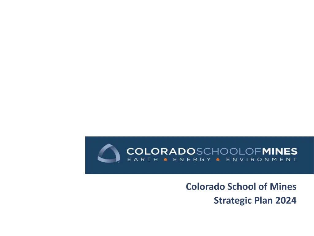 colorado school of mines strategic plan 2024 1