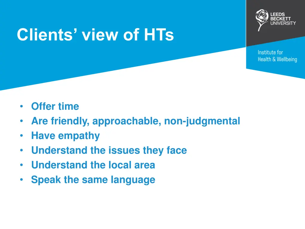clients view of hts