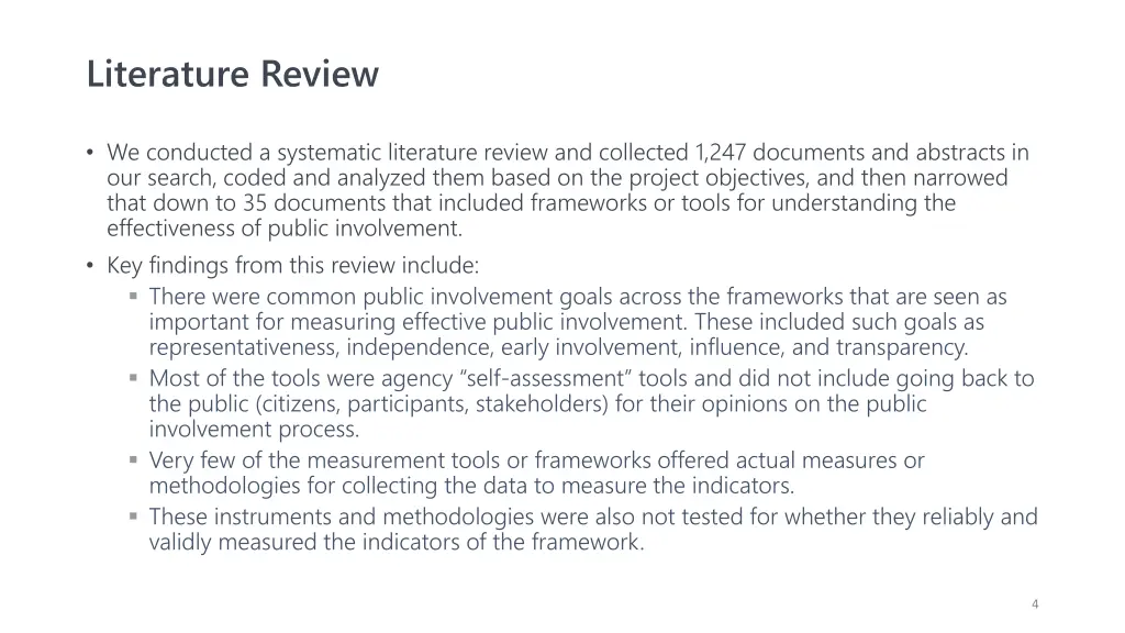 literature review
