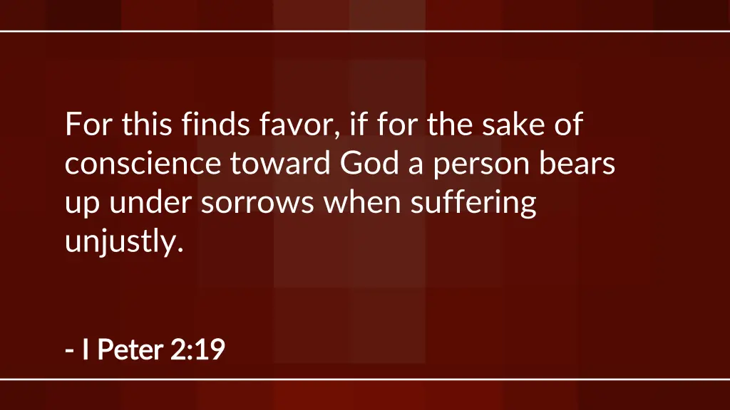 for this finds favor if for the sake