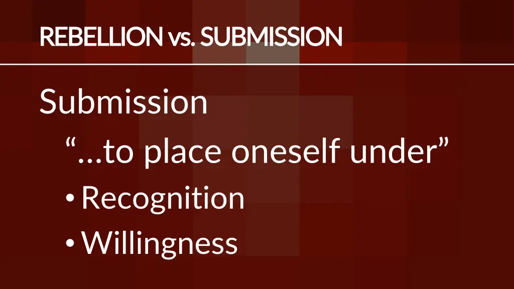 rebellion vs submission rebellion vs submission 1