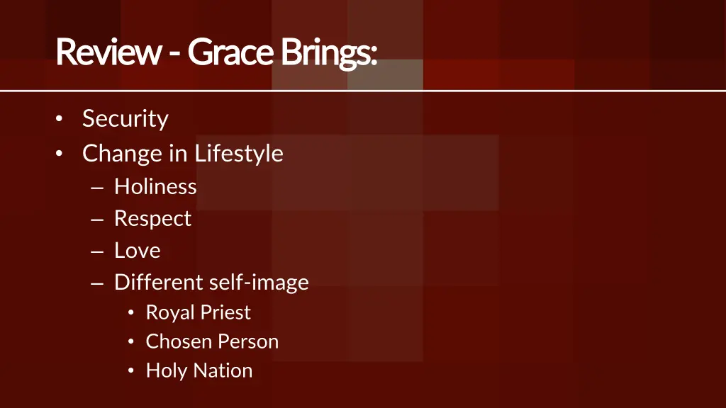 review review grace brings grace brings