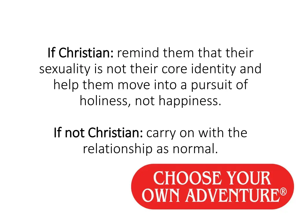 if christian if christian remind them that their