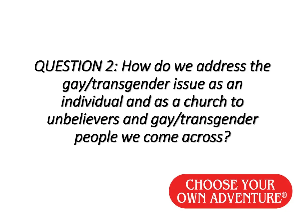 question 2 question 2 how do we address
