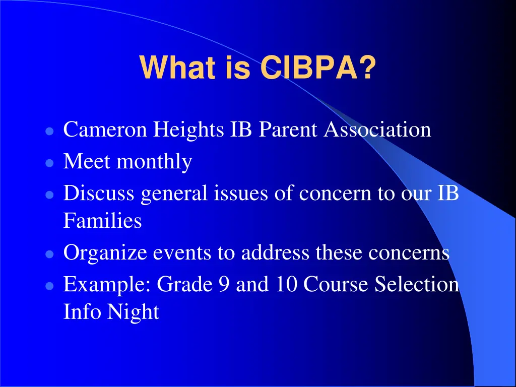 what is cibpa
