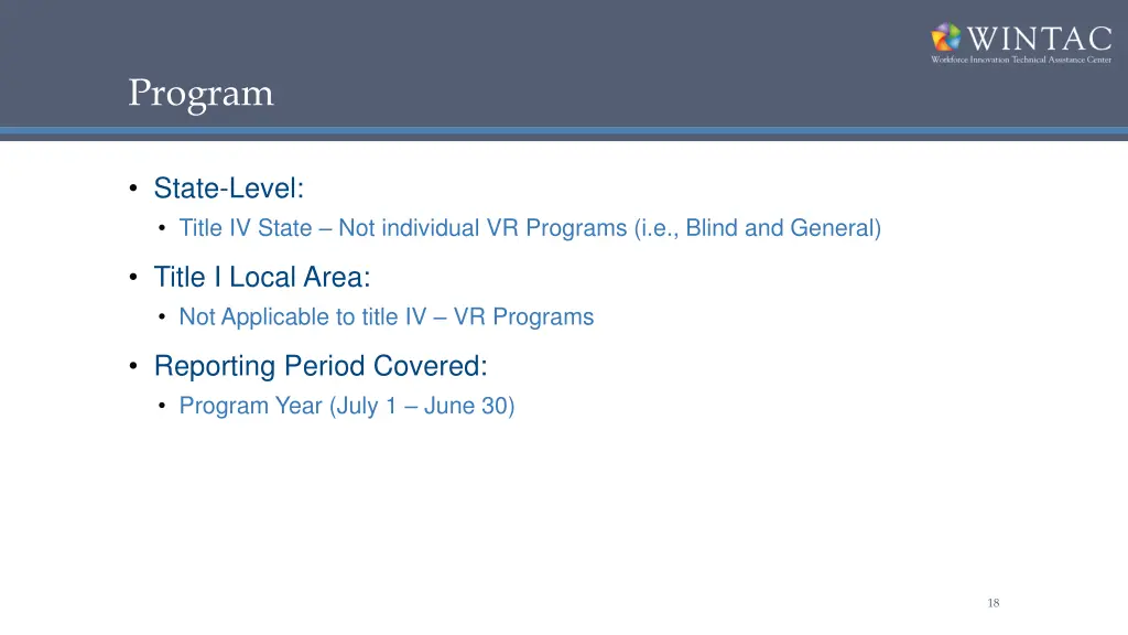 program