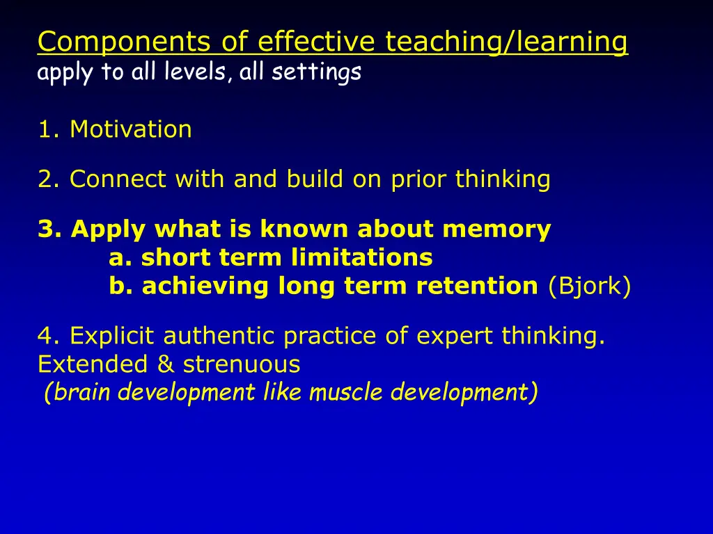 components of effective teaching learning apply 1