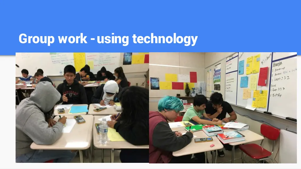 group work using technology