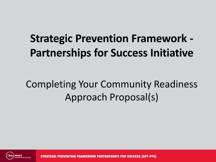 strategic prevention framework partnerships
