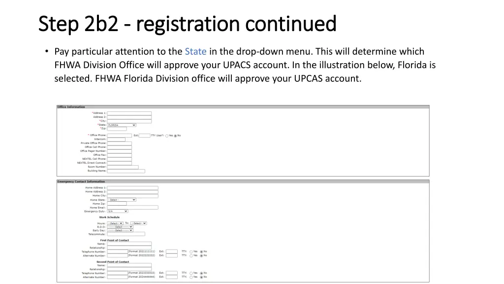 step 2b2 step 2b2 registration continued