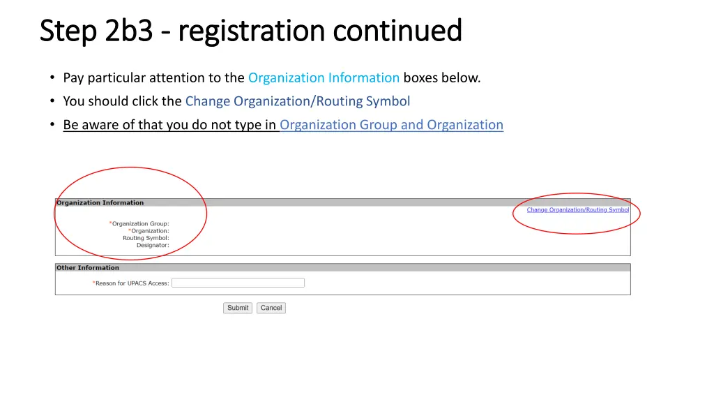 step 2b3 step 2b3 registration continued