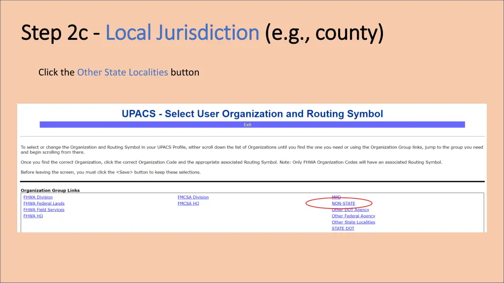 step 2c step 2c local jurisdiction local