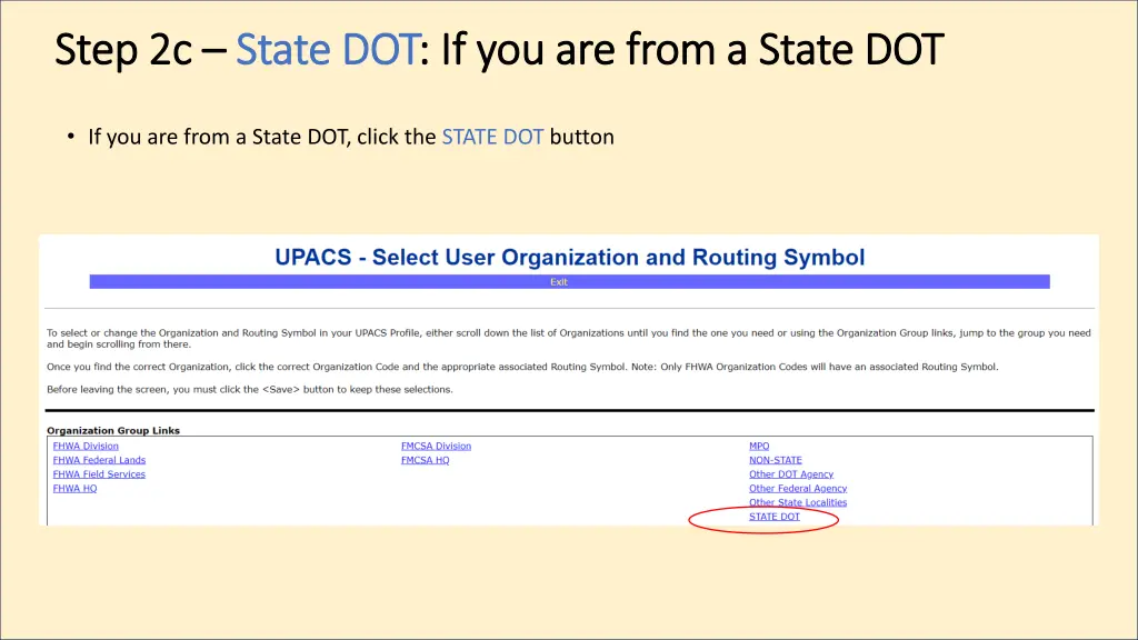 step 2c step 2c state dot state