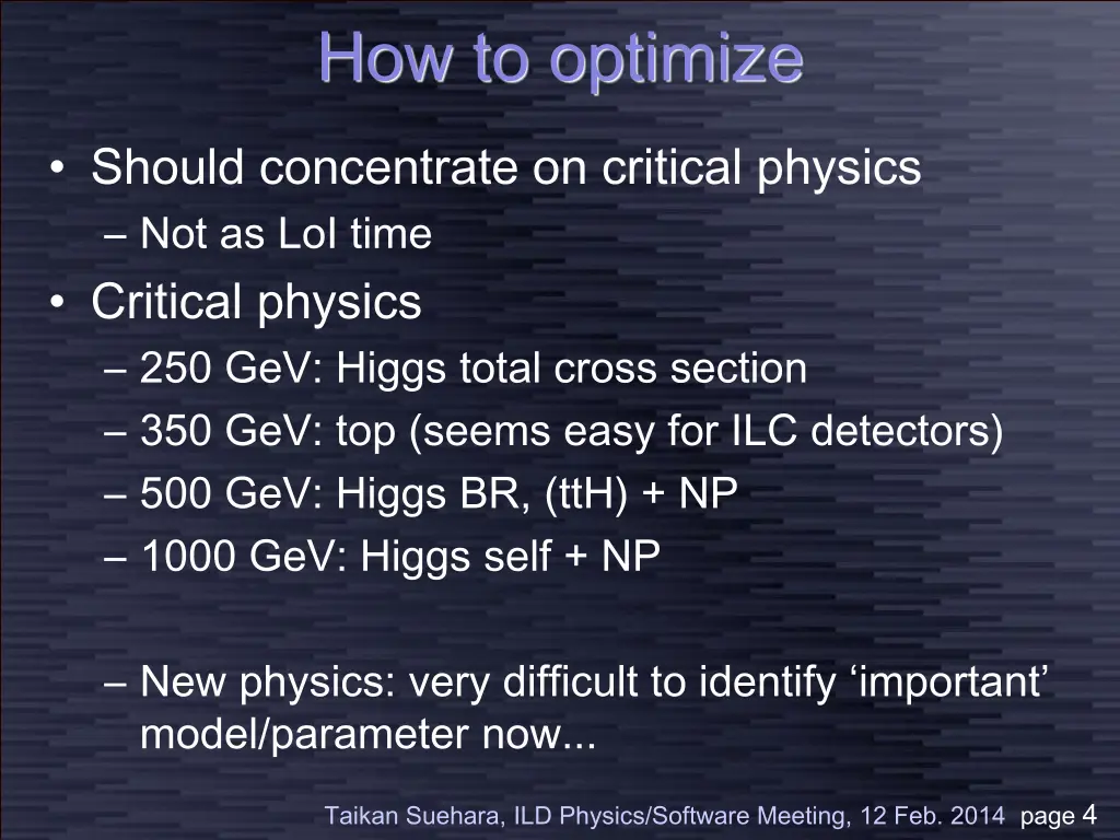 how to optimize