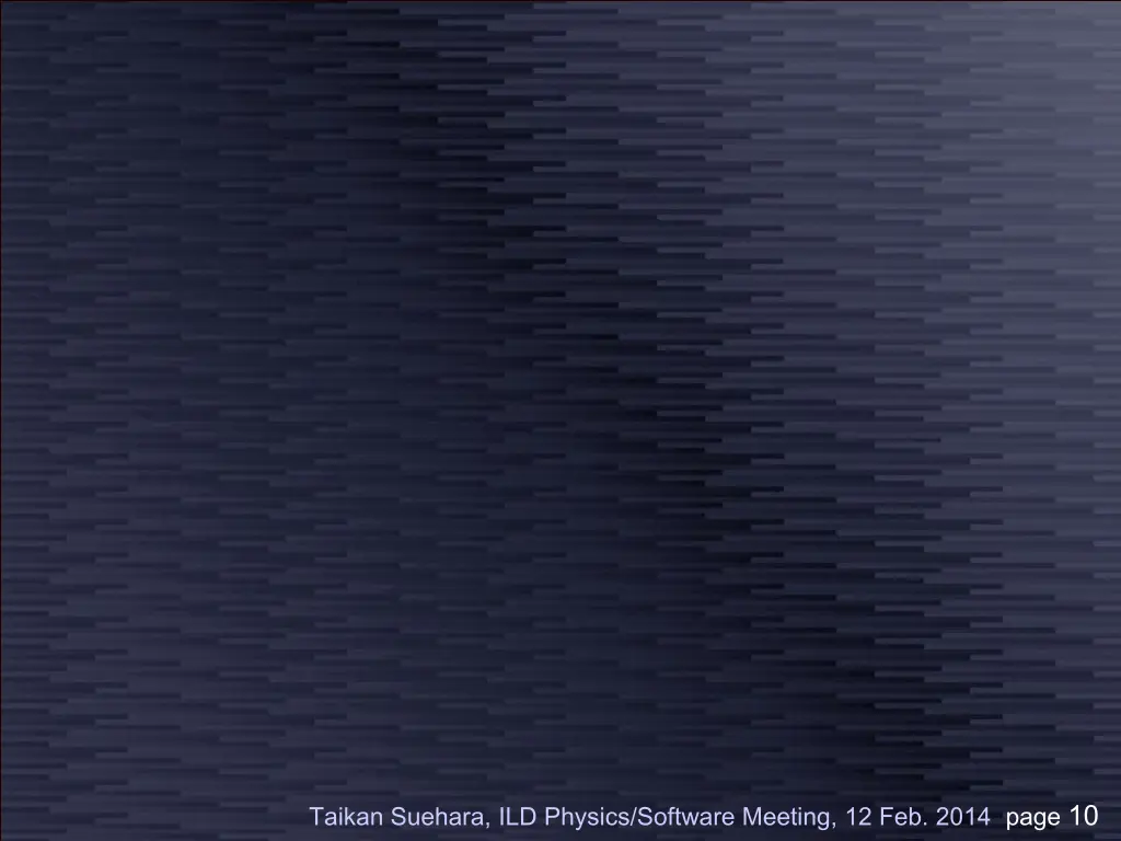 taikan suehara ild physics software meeting