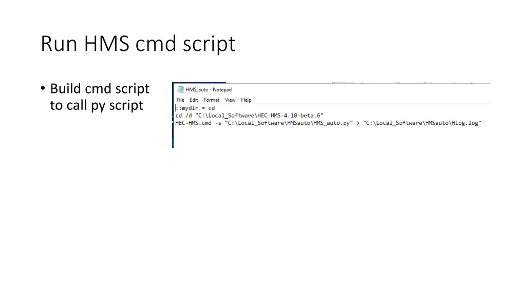 run hms cmd script