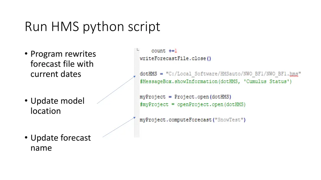 run hms python script 1