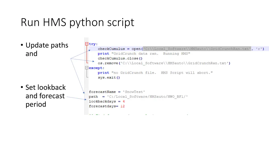 run hms python script