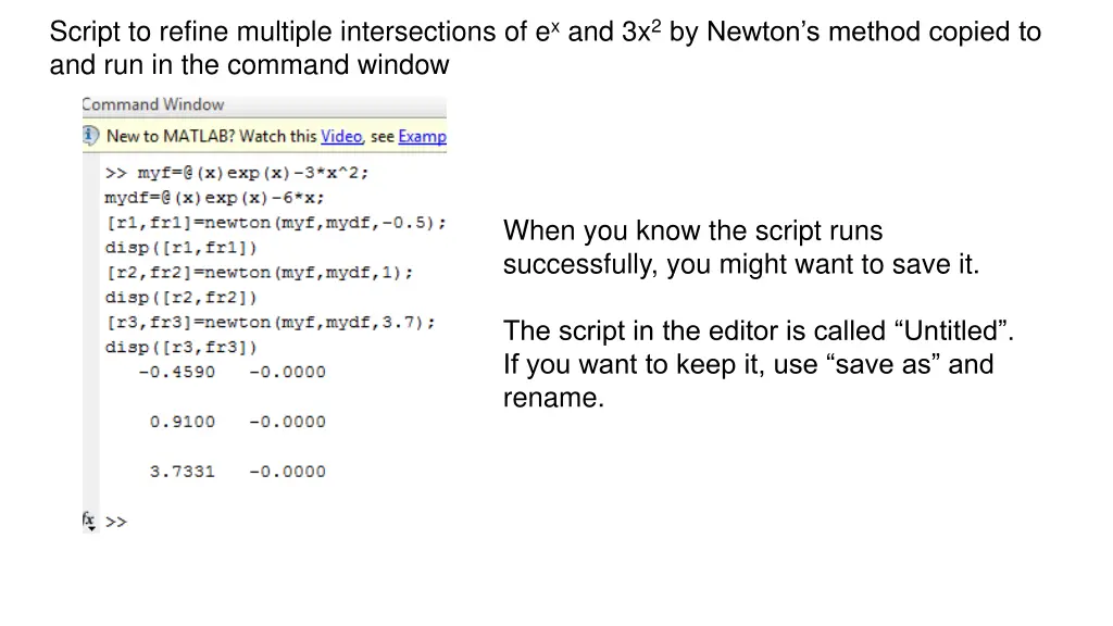 script to refine multiple intersections