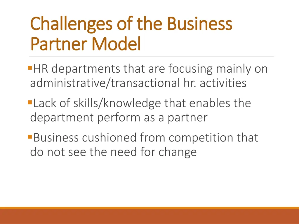 challenges of the business challenges